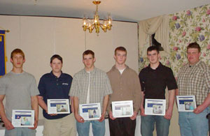 High-school winners, from left, are Jeremiah Boyer, first place, Columbia-Montour Area Vocational Technical School%3B Andrew Hestor, second place, SUN-Area Career and Technology Center%3B Justin Aten, third place, Columbia-Montour Area Vocational Technical School%3B Matthew Dye, fourth place, SUN-Area Career and Technology Center%3B Cain Showalter, fifth place, SUN-Area Career and Technology Center%3B and Brad Wallize, sixth place, Columbia-Montour Area Vocational Technical School.