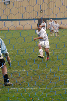 Adam Waigand scores the winning goal in Saturday's championship