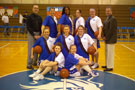 Lady Wildcats pose a midcourt during recent Homecoming game