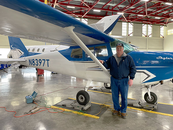 Big-hearted alum heartened by plane's flourishing transformation