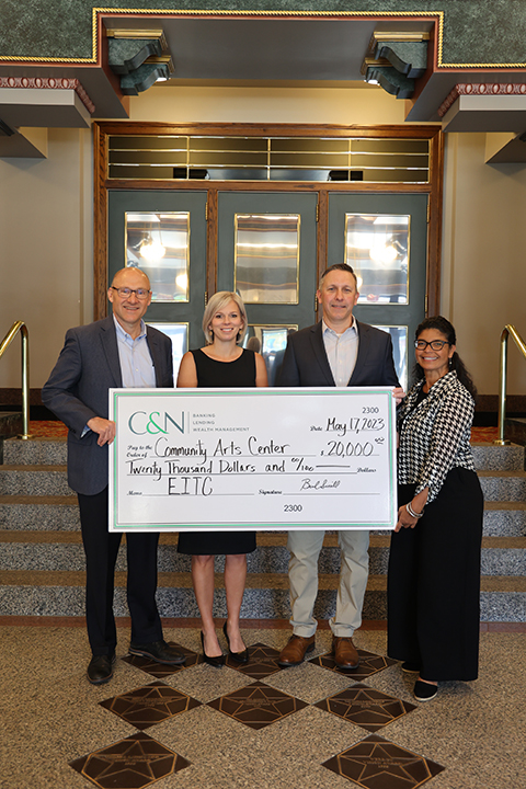 Community Arts Center awarded EITC funds from C&N Bank