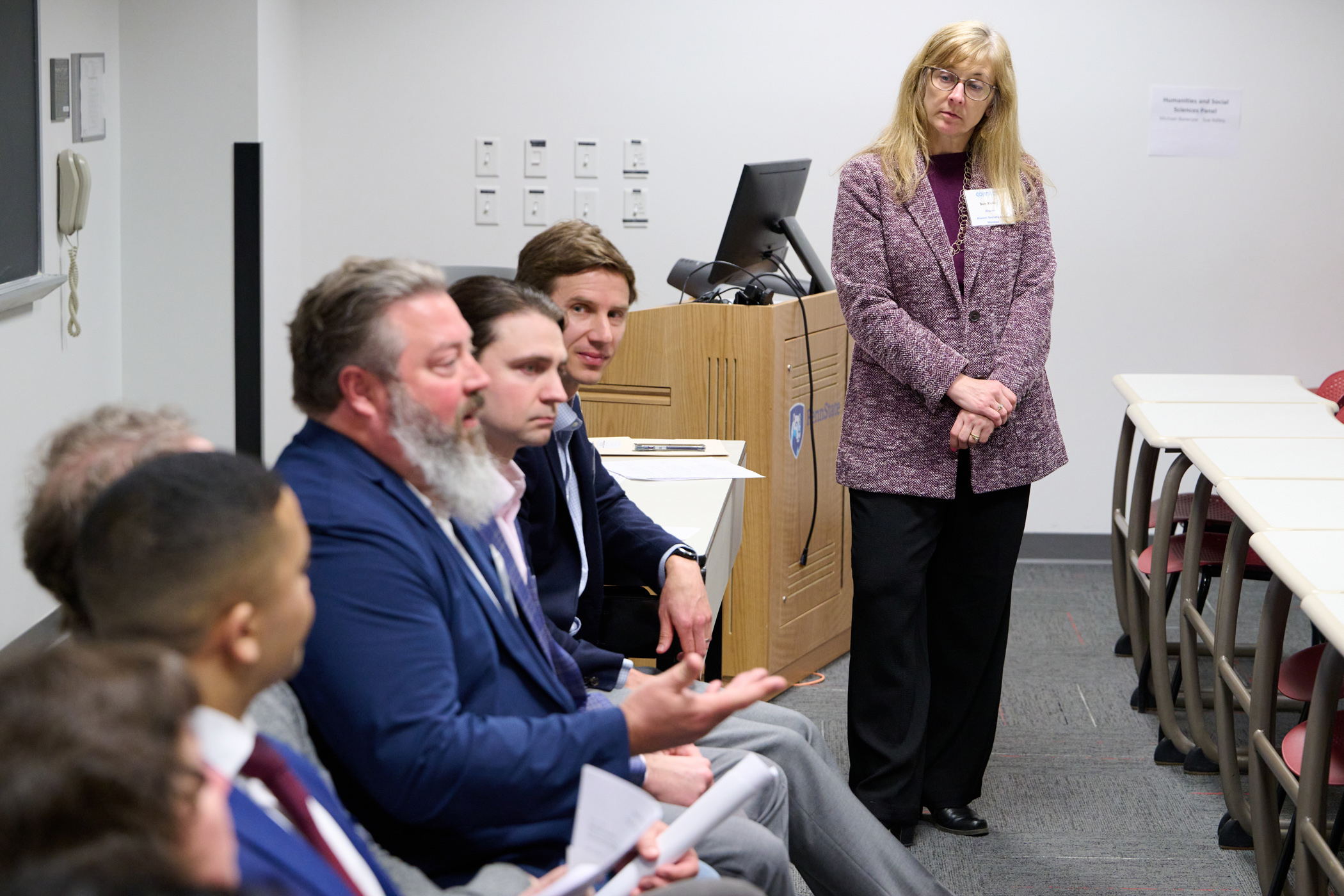 Schreyer Honors College career day features Penn College dean