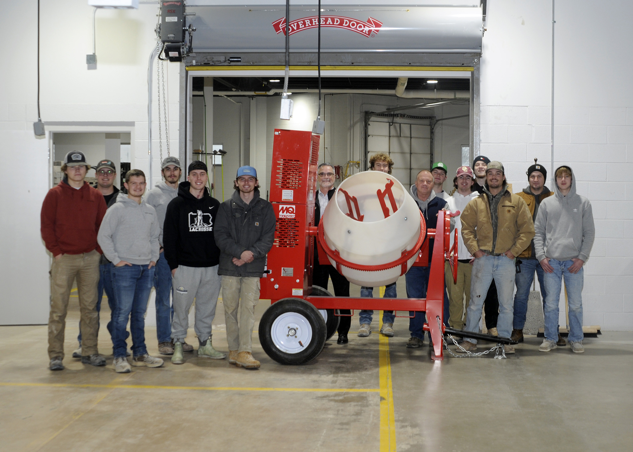 Industry partner donates concrete mixer to Penn College lab