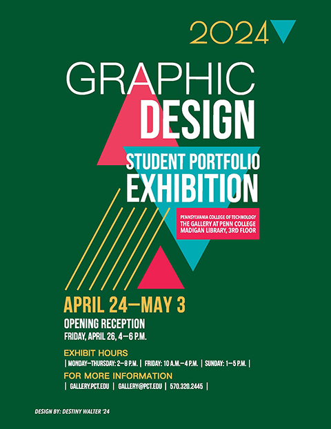 Exhibit illuminates graphic design students’ creative journey