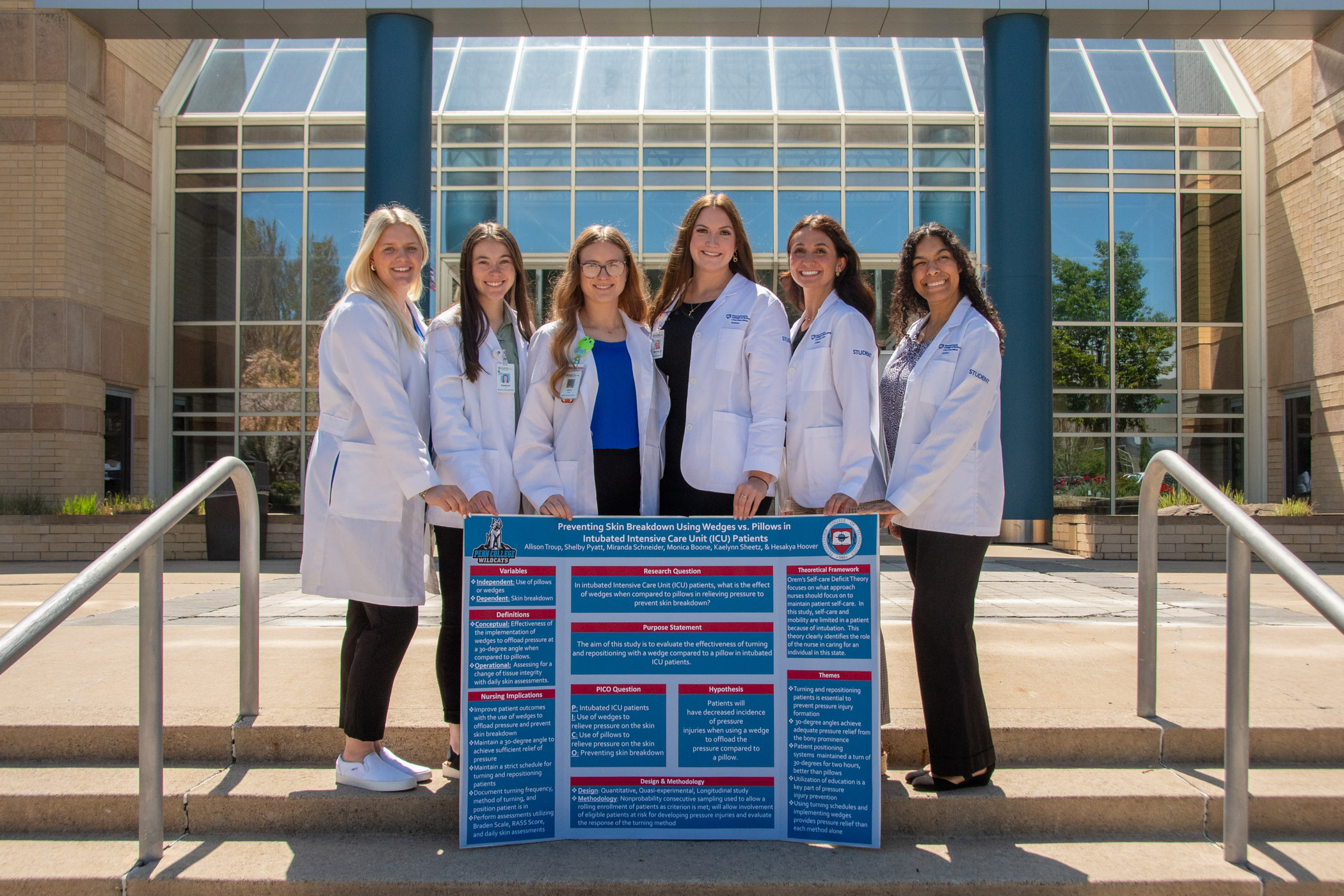 Nursing students' capstones present clinical research