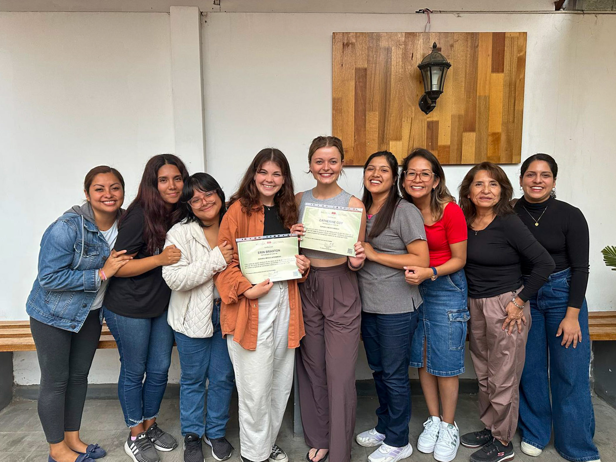 Physician assistant students complete clinical rotations in Peru