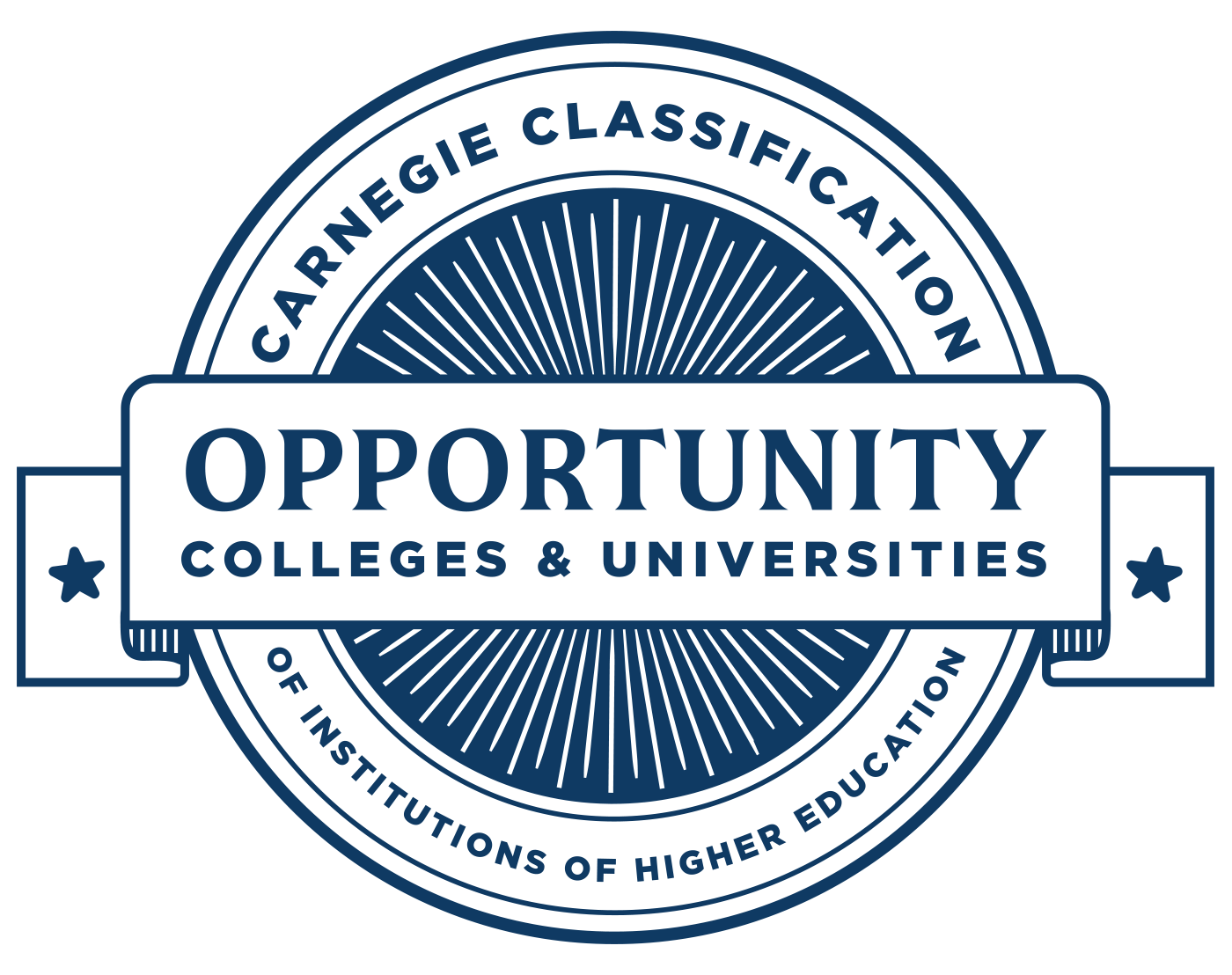 Carnegie Classification Opportunity Colleges & Universities badge