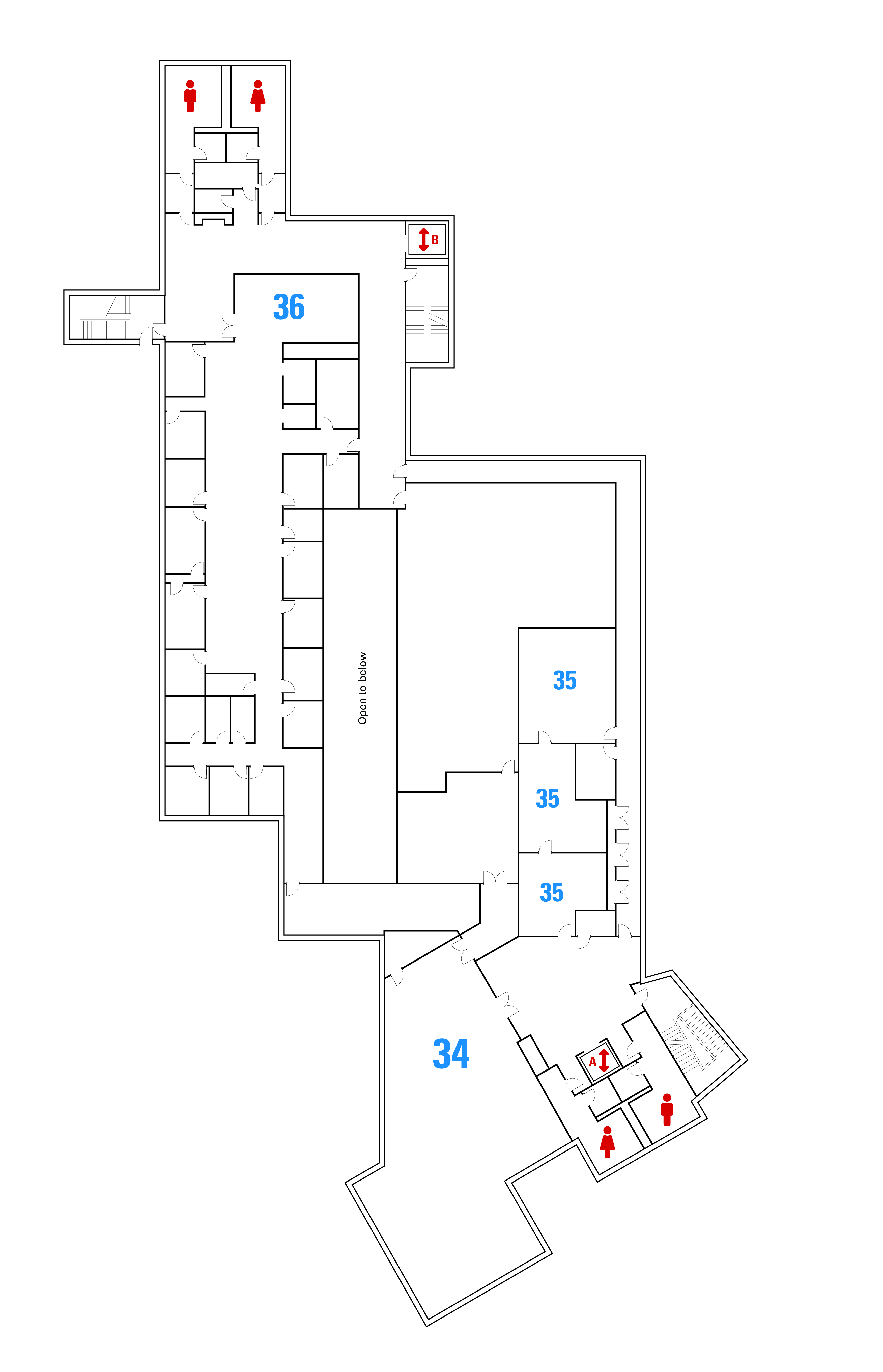 Madigan Library - 3rd Floor Map
