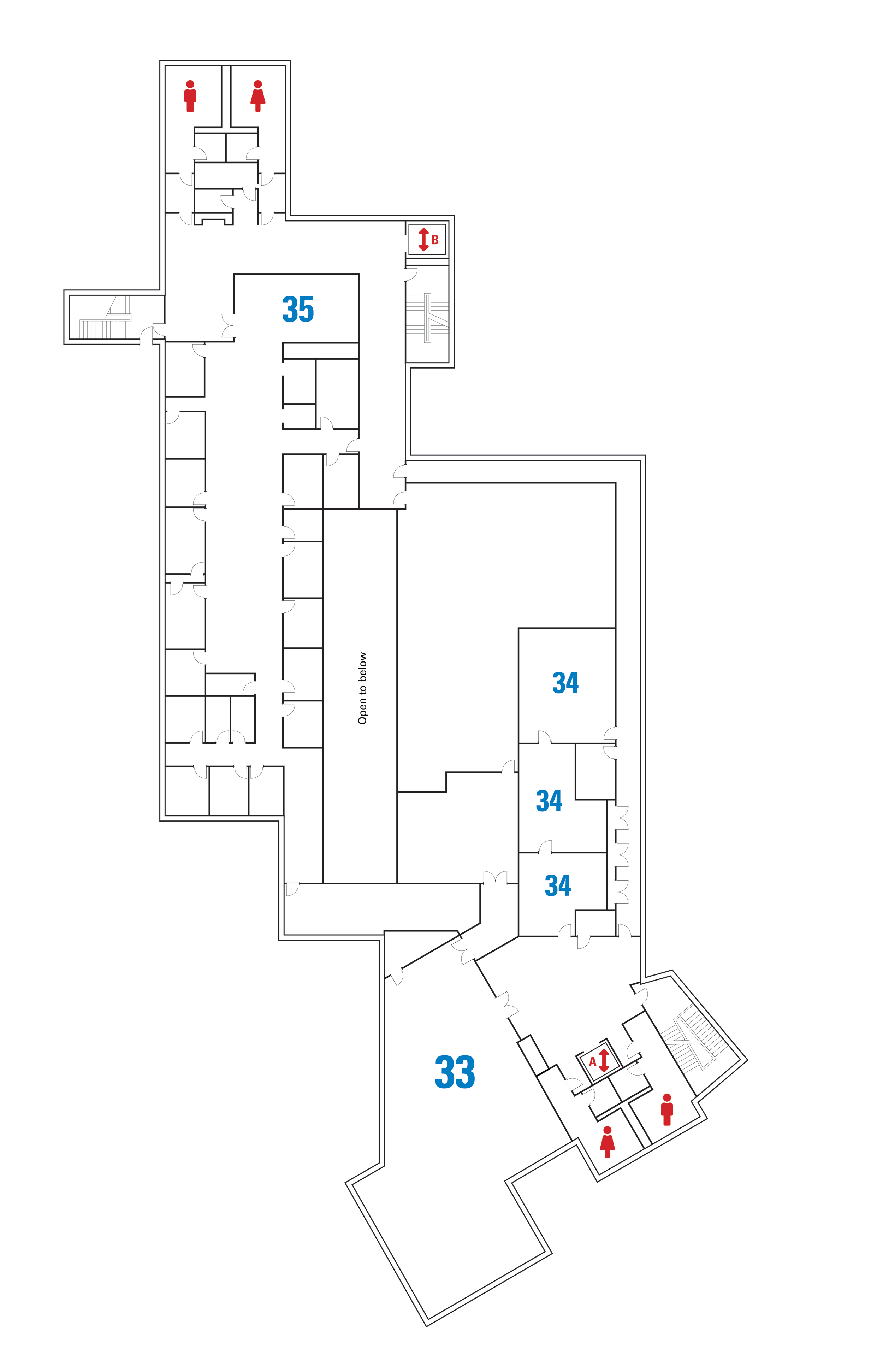 Third Floor Map