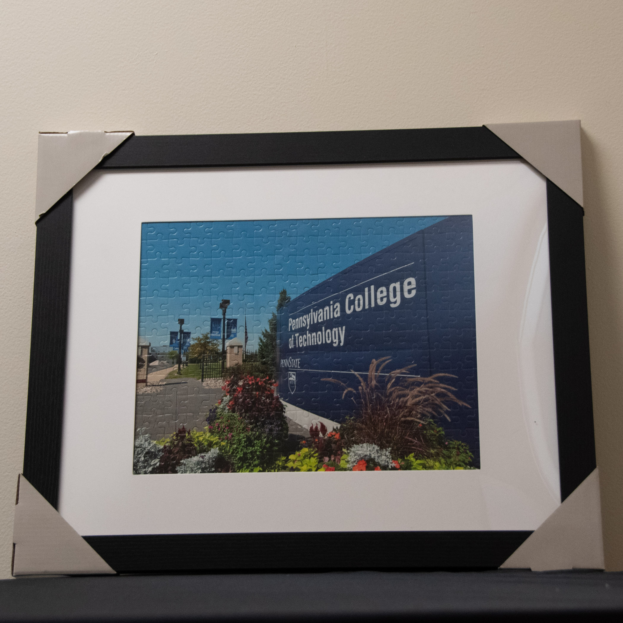 Framed Penn College puzzle
