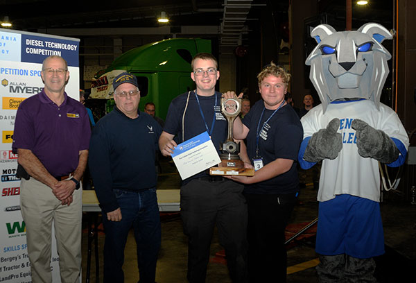 Berks CTC team earns diesel title at Penn College competition