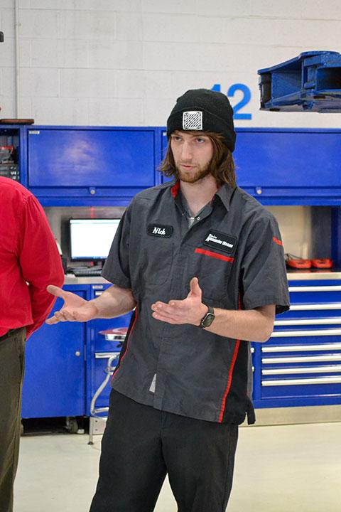 Nick Young, service technician at Blaise Alexander Nissan, shares his experiences in growth and opportunities with Blaise Alexander Family Dealerships.