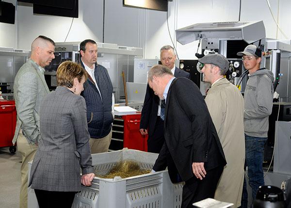 No tour of the School of Engineering Technologies would be complete without a visit to the Larry A. Ward Machining Technologies Center, renovated with the largest alumni gift in college history.