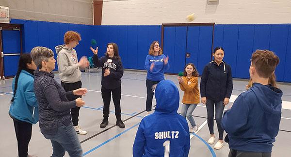 Daughters and sons sharpen their coordination and concentration while engaging in fast-paced fun at the Field House.