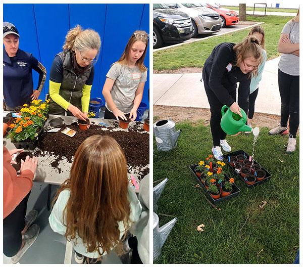 First-shift horticulturists Alyssa R. McGraw (left) and Barbie A. Myers spark a growing consensus among a new generation of gardeners.