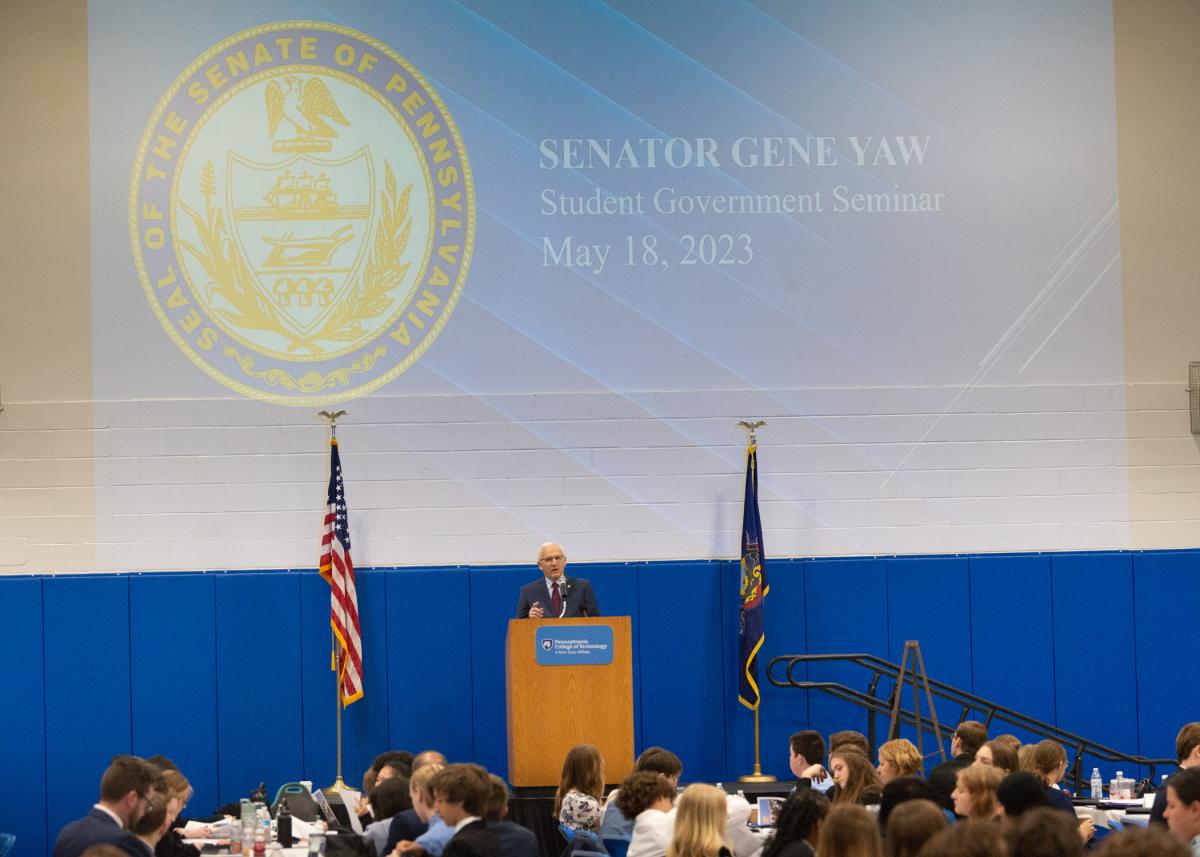 The senator's Student Government Seminar is a popular continuation of the annual "Pennsylvania's Tomorrow Starts Today" hosted by his late predecessor, Roger A. Madigan.