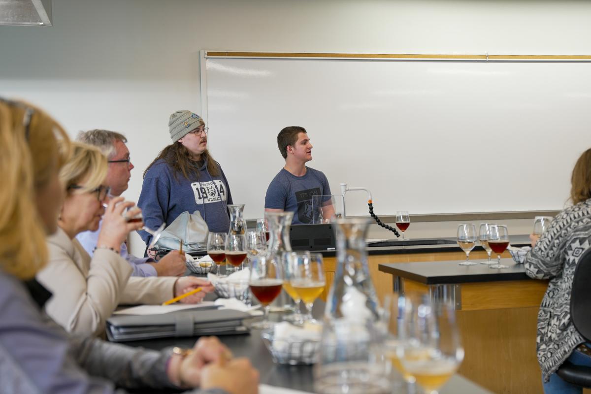 Gilbert and Druckenmiller discuss their Irish-inspired red ale.