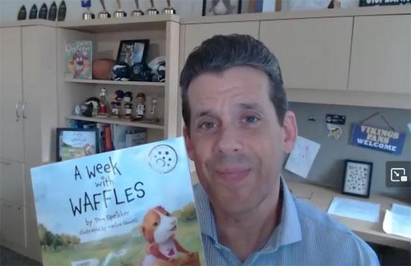 Waffles goes from page to screen in read-aloud video