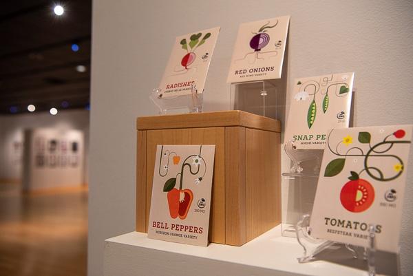 Seed packet designs by Savanah M. Tillotson, of Williamsport