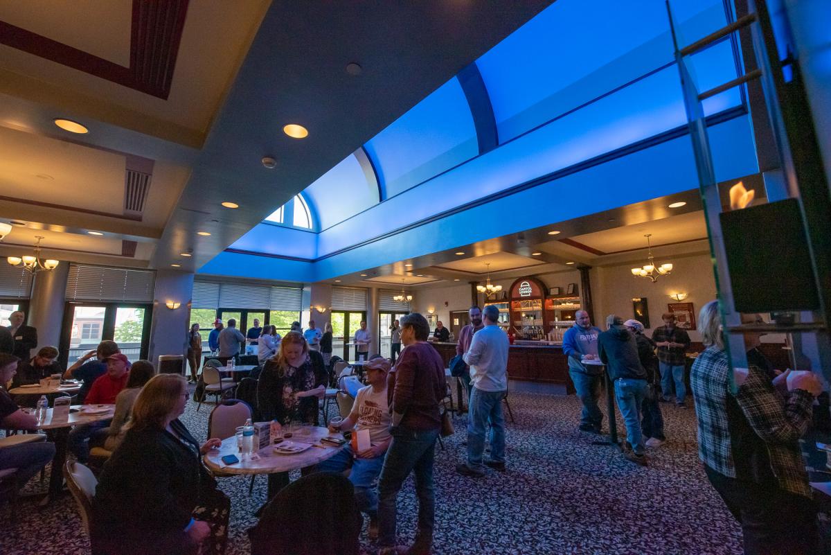 The Capitol Lounge “hops” with good spirits. 