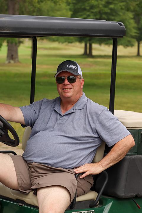 George Girio, a scholarship donor and member of the Golf Classic Committee, volunteers his time.