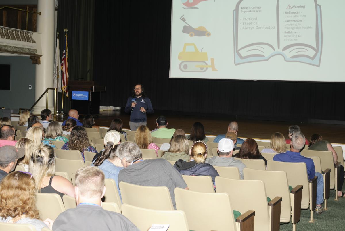 Anthony J. Pace, dean of enrollment and academic operations, enlists a brigade of parents as partners in their children's education. In addition to equipping families for the challenges to come, he elicited answers to such questions as what they will – and won't! – miss most when their sons and daughters transition to college.