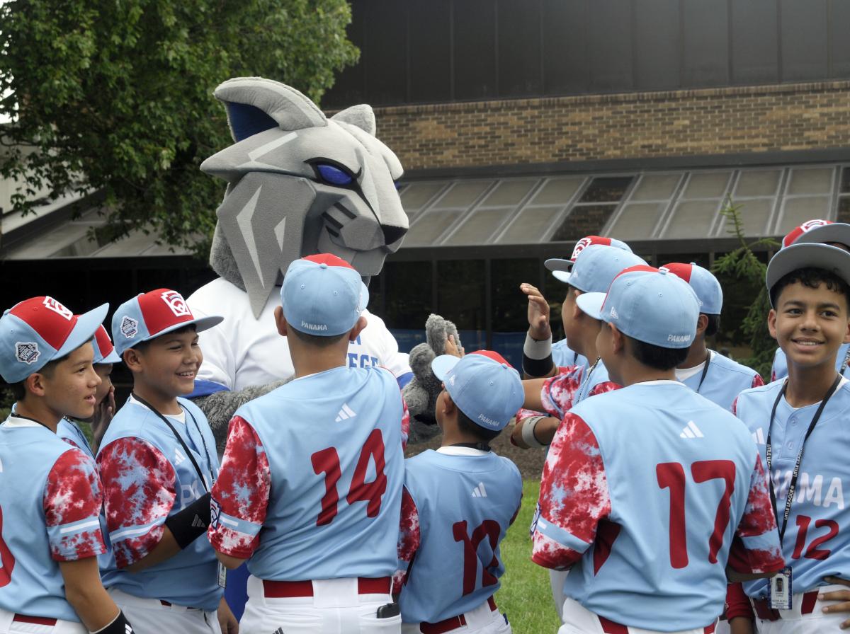 The Penn College Wildcat makes friends wherever it goes, and this meet-up with the team from Tijuana, Mexico, is no exception.