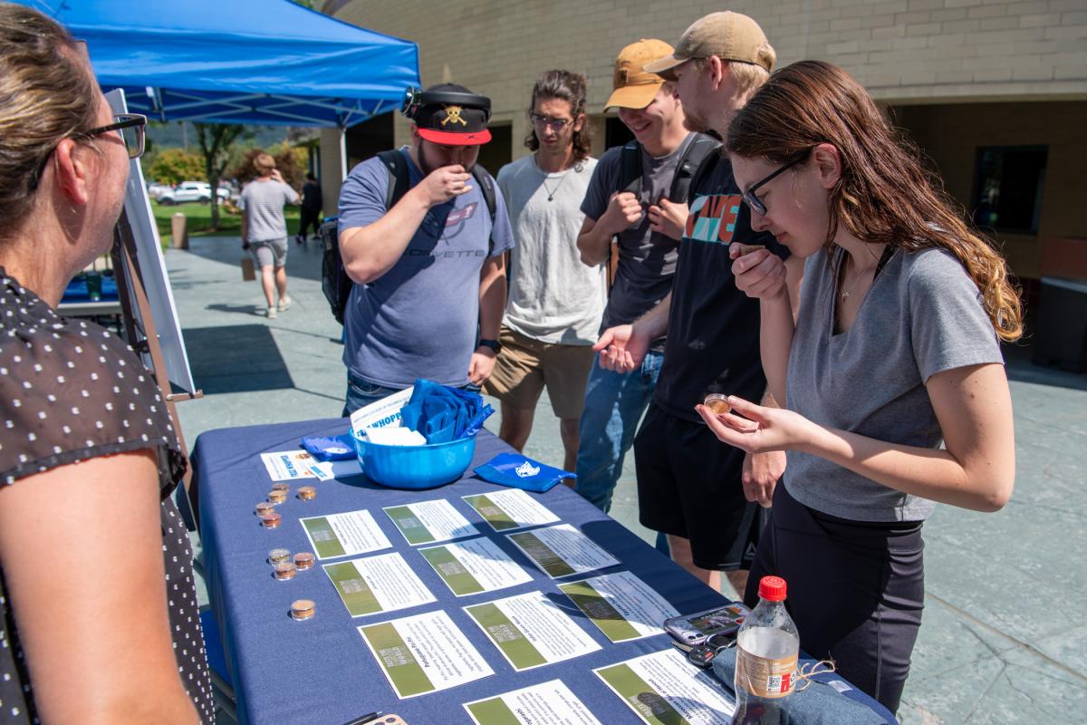 The nose knows! Students explore international seasonings, including Portuguese Piri Piri (“pepper pepper”), Japanese Shichimi Togarashi (“seven spice”) and Indian Garam Masala (“hot spices”).