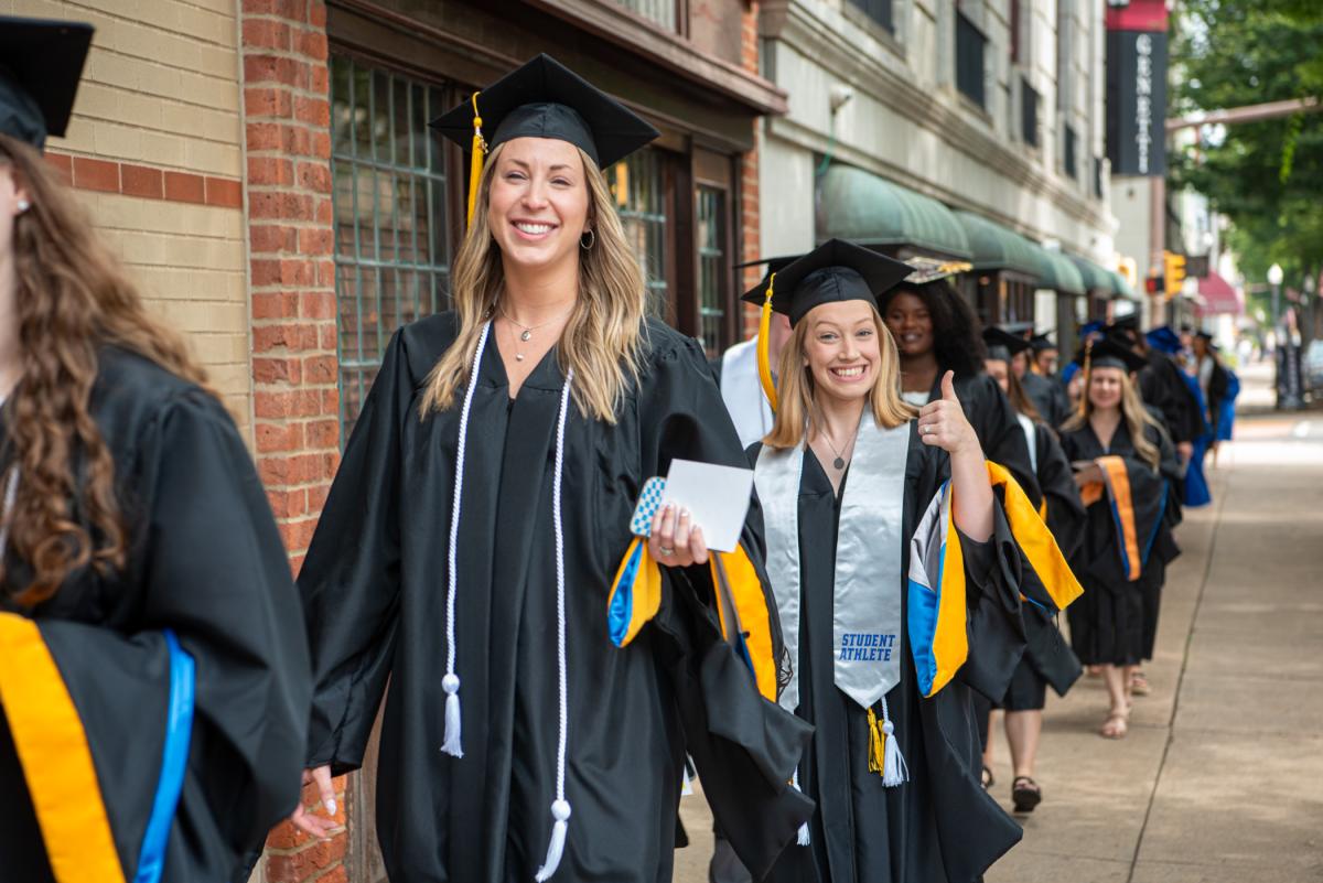 On their way! It’s a thumbs-up day!