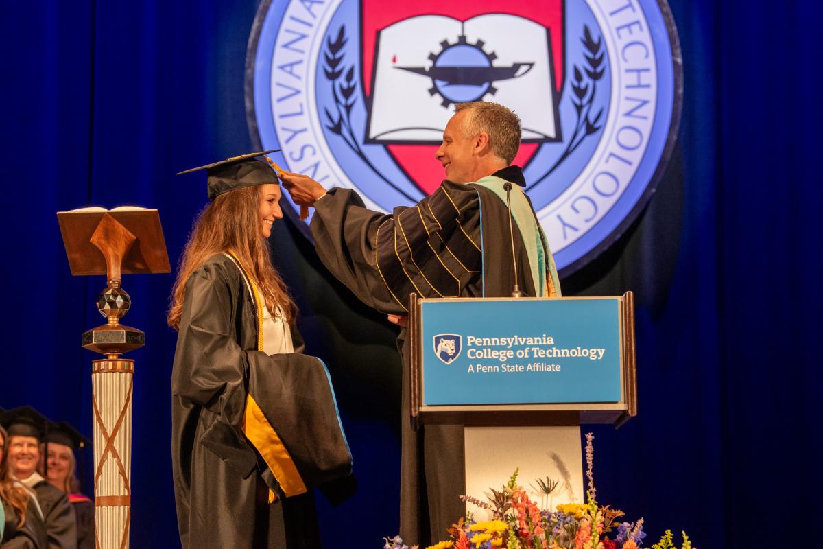 The turn of the tassel provides visible verification of graduates' passage from one level of learning to another.