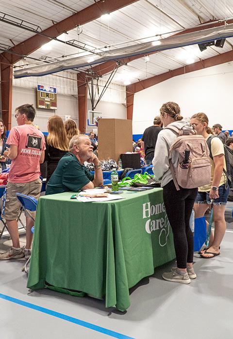 ... while others discuss part-time possibilities with Homewatch CareGivers.