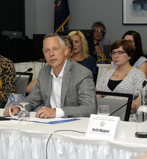 President Michael J. Reed welcomes legislators and guests to campus, providing an overview of Penn College's unique leadership position and of its human services & restorative justice majors and chemical dependency credential.