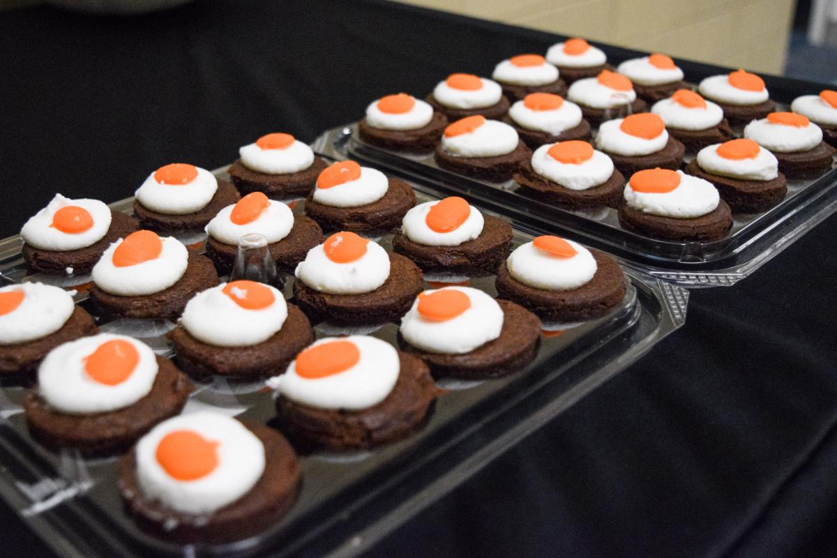  There's always room for baked goods.