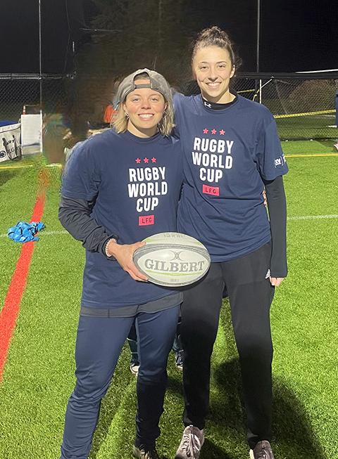 Alexis and her teammate/best friend, Madison McCormick