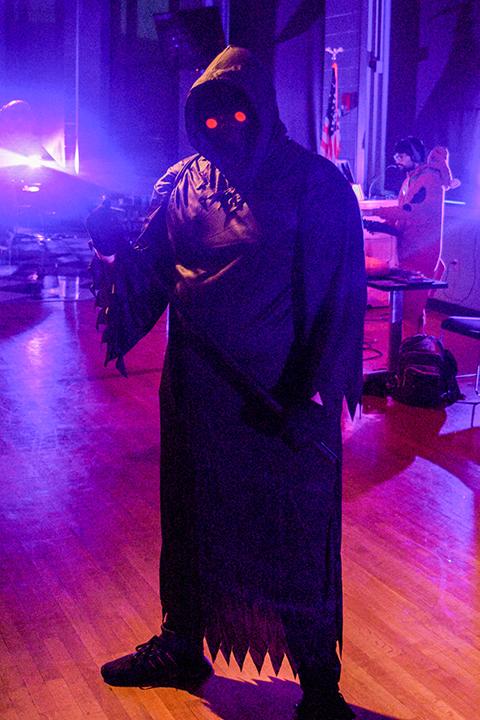 An eerie-eyed personage greets Penn's Inn visitors, who were invited to shake their hips, indulge in scrumptious bites, sip on mouth-watering mocktails and lose themselves to the electrifying beats of the DJ!