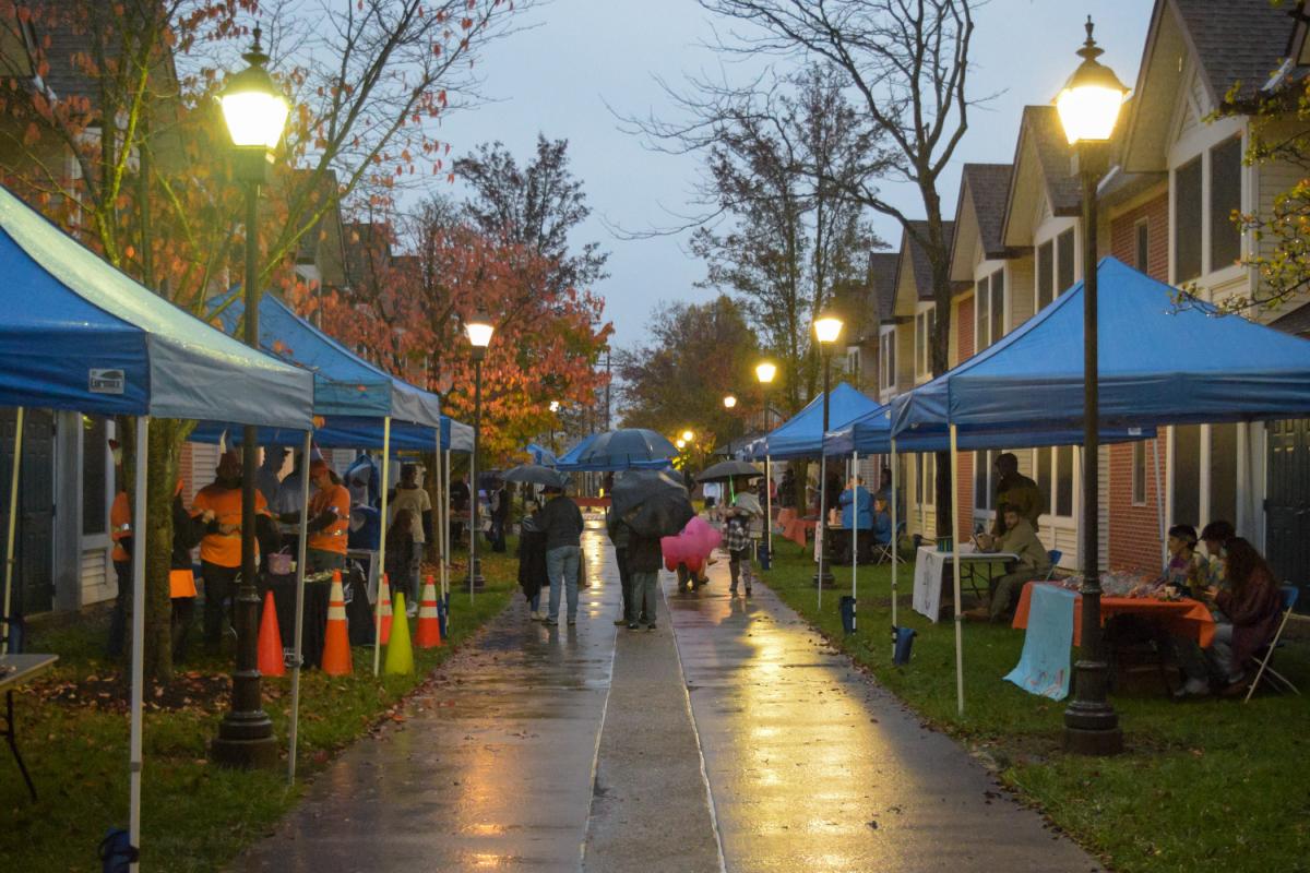 The show goes on, uninterrupted by all-day showers that failed to spoil a Residence Life tradition.