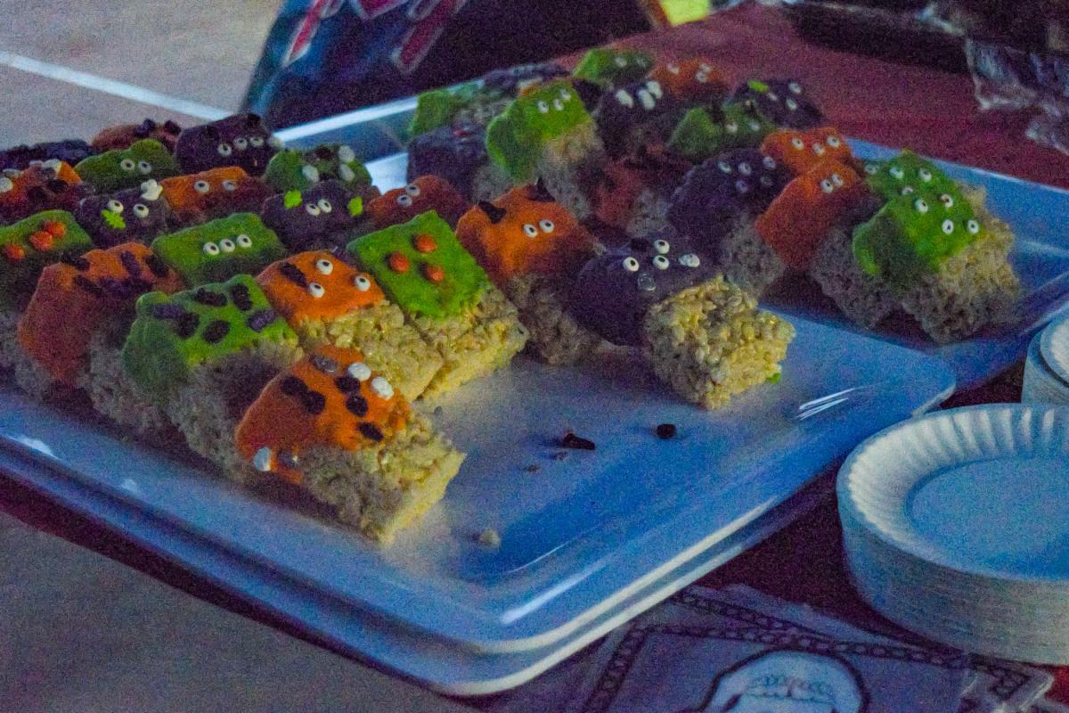 Marshmallow treats provide a feast for the eyes.