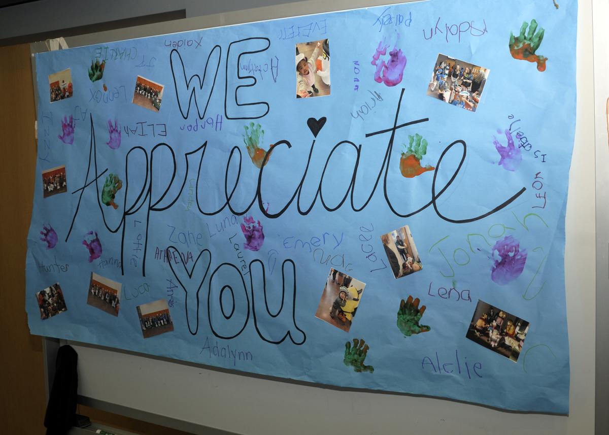 A banner outside the CAE, on the first floor of the Davie Jane Gilmour Center, says it all.