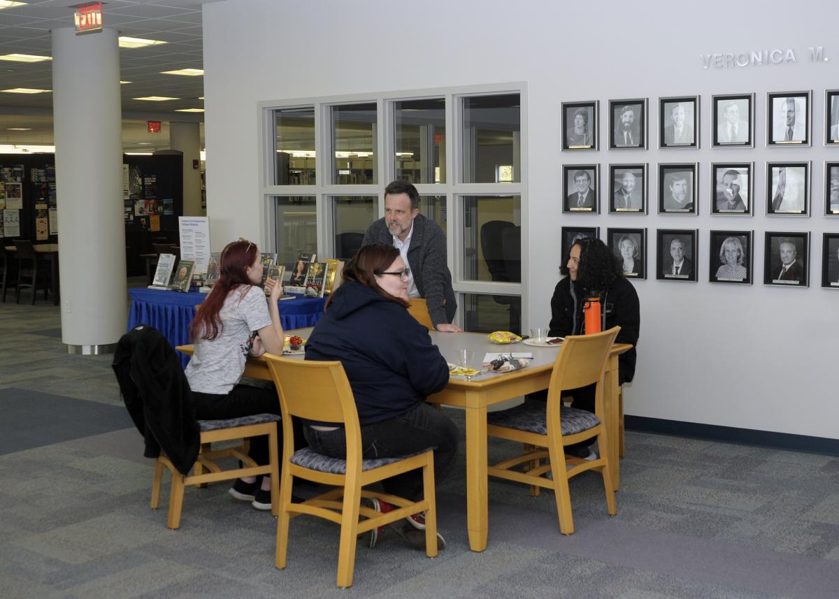 ... where staff mentors (including Daniel J. Clasby, assistant dean of academic operations) engaged them and their champions.