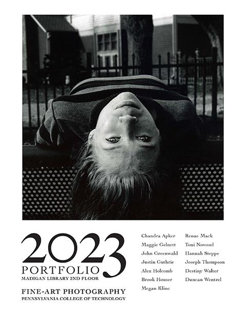 Students' black-and-white photography will be displayed on The Madigan Library's second floor through at least Feb. 27.