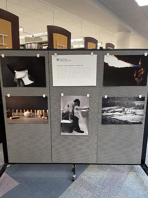 Back on campus, photos on the library's first floor affirm students' inventiveness ...