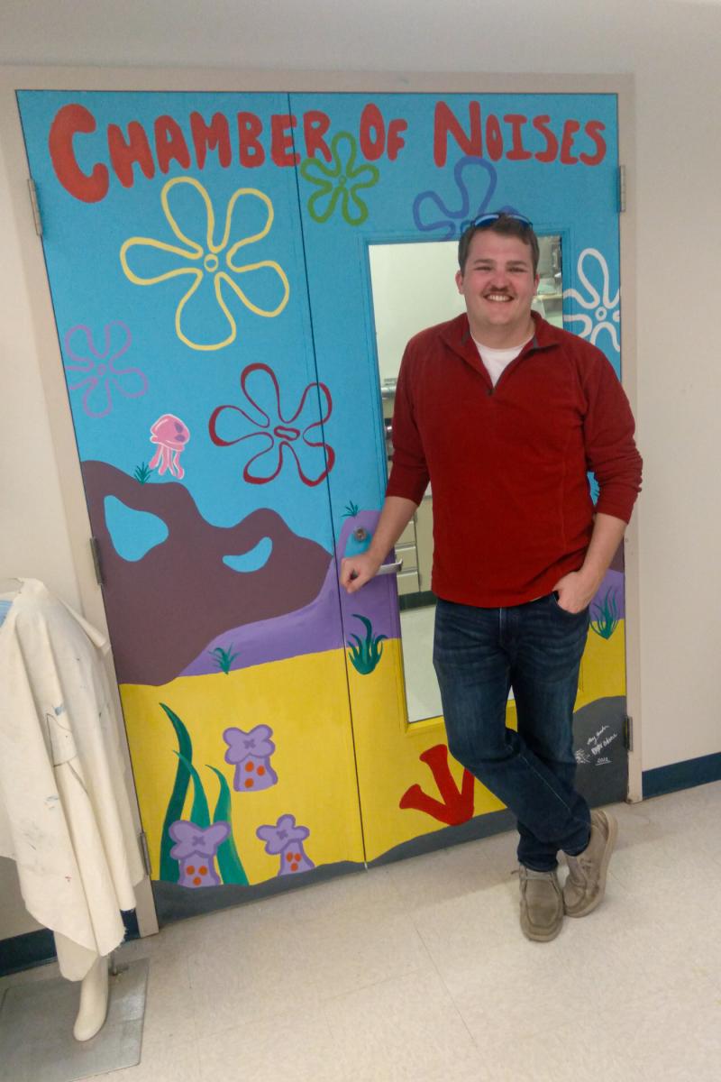 Aidan Turner returns to campus.