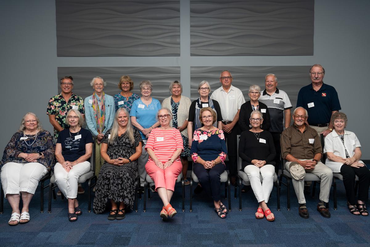 Group photo of Penn College retirees