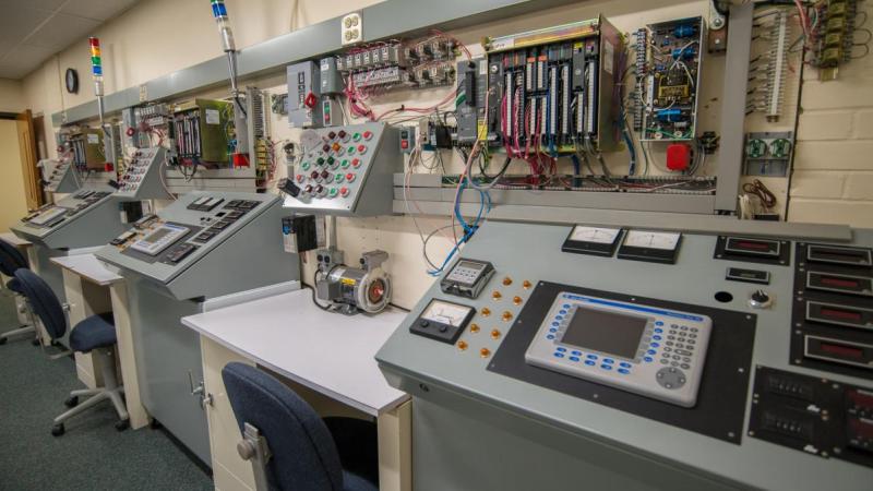 The Electrical technologies Center houses the labs and classrooms for the College's electrical programs.