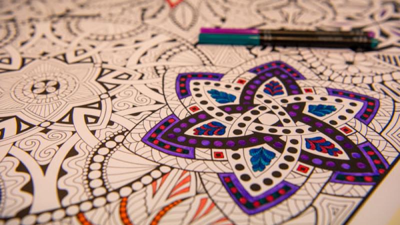 Zen coloring page