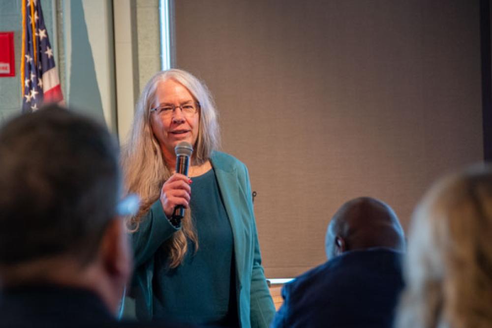 Dorothy Gerring speaks at Architectural Alumni & Student Day