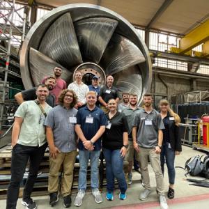 Manufacturing students visit Voith Hydro in Heidenheim, Germany.