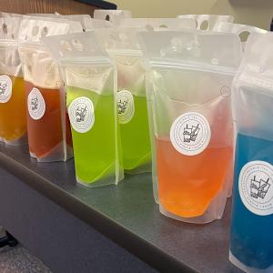 A sampling from MK Bubble Drinks, owned by Kenyon, a 2017 culinary arts technology graduate and current business management student.