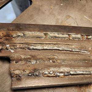 ... and her stick welds.