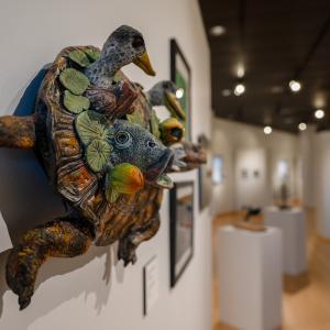 Artwork on display in The Gallery at Penn College